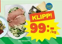 Stora Coop Färsk fläskschnitzel erbjuda