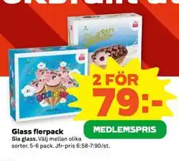 Stora Coop Glass flerpack, Medlemspris erbjuda