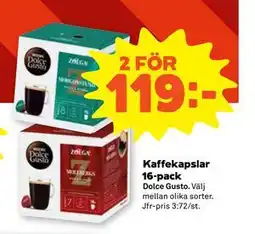 Stora Coop Kaffekapslar 16-pack erbjuda