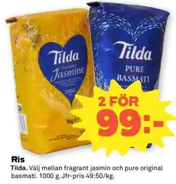 Coop Tilda Ris erbjuda