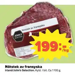 Coop Nötstek av Fransyska erbjuda