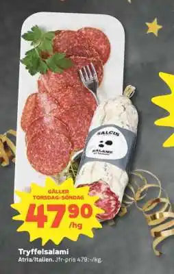 Coop TRYFFELSALAMI erbjuda