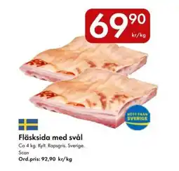 Snabbgross Fläsksida med svål erbjuda