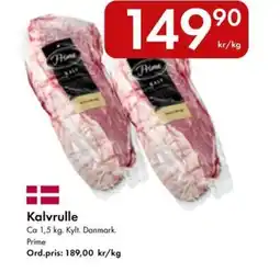 Snabbgross Prime Kalvrulle erbjuda
