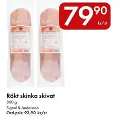 Snabbgross Rökt skinka skivat erbjuda