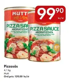 Snabbgross Mutti Pizzasȧs erbjuda