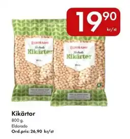 Snabbgross ELDORADO Kikärtor erbjuda