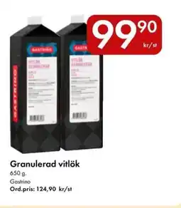 Snabbgross Gastrino Granulerad vitlök erbjuda