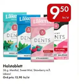 Snabbgross Läkerol Halstablett erbjuda