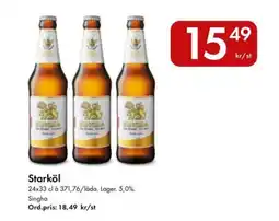 Snabbgross Singha Starköl erbjuda