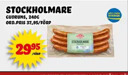 Nelins GUDRUNS Stockholmare erbjuda