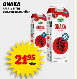 Nelins ARLA Onaka erbjuda