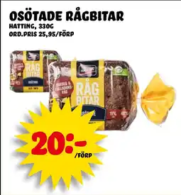 Nelins HATTING Osötade rågbitar erbjuda