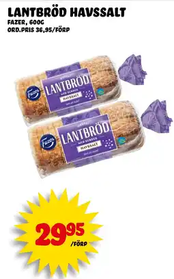Nelins Fazer Lantbröd havssalt erbjuda