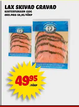 Nelins Lax skivad gravad Kosterfiskarn erbjuda