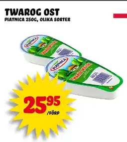 Nelins PIATNICA Twarog ost erbjuda