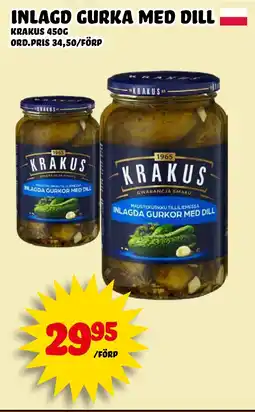 Nelins KRAKUS Inlagd gurka med dill erbjuda