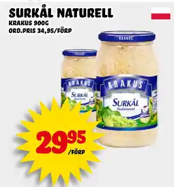 Nelins KRAKUS Surkål naturell erbjuda
