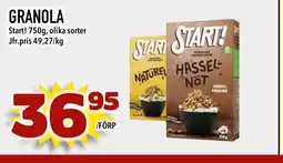 Nelins START! Granola erbjuda