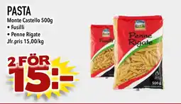 Nelins Monte Castello Pasta erbjuda