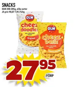 Nelins OLW Snacks erbjuda