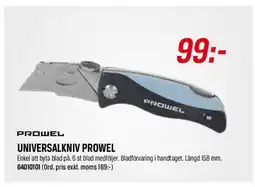 Tools Universalkniv Prowel erbjuda
