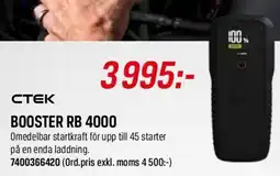 Tools Booster RB 4000 erbjuda