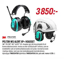 Tools Peltor WS alert XP+ headset erbjuda