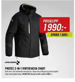 Tools Protec 2-in-1 vinterjacka svart erbjuda