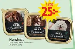 Matöppet Hundmat erbjuda