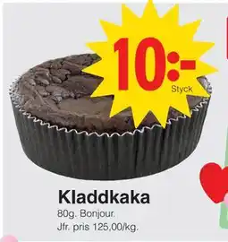 Matöppet Kladdkaka erbjuda