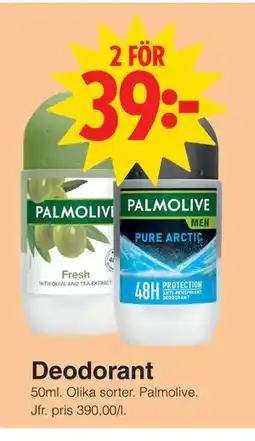 Matöppet Deodorant erbjuda