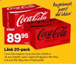 City Gross Läsk 20-pack erbjuda