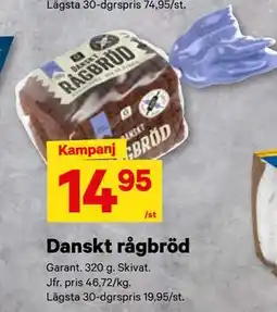 City Gross Danskt rågbröd erbjuda
