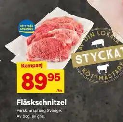 City Gross Fläskschnitzel erbjuda