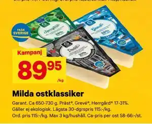 City Gross Milda ostklassiker erbjuda