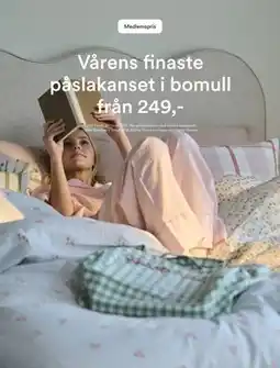 Hemtex Vårens finaste påslakanset i bomull, Medlemspris erbjuda