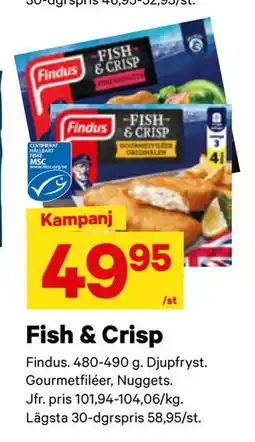 City Gross Fish & Crisp erbjuda