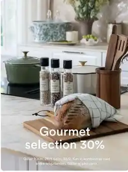 Hemtex Gourmet selection 30% erbjuda