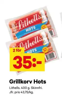 City Gross Grillkorv Hots erbjuda