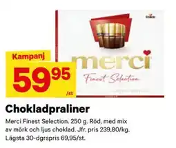 City Gross Chokladpraliner erbjuda