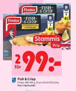 ICA Kvantum Fish & Crisp erbjuda