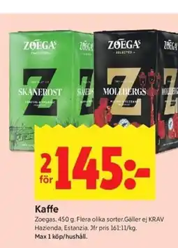 ICA Kvantum Kaffe erbjuda