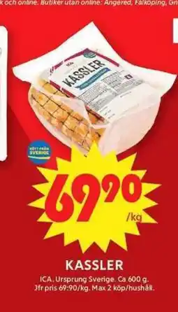 ICA Maxi Kassler erbjuda