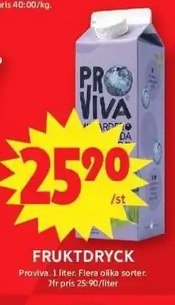 ICA Maxi Fruktdryck erbjuda