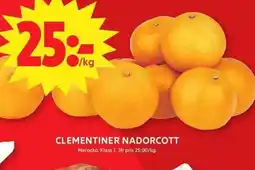 ICA Maxi Clementiner nadorcott erbjuda