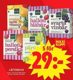 ICA Maxi Lättdryck erbjuda