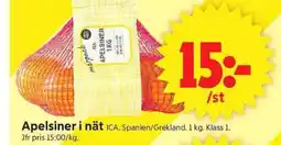 ICA Supermarket ICA Apelsiner i nät erbjuda