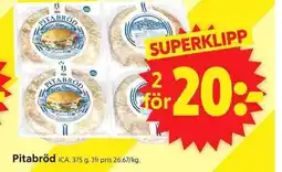 ICA Supermarket ICA Pitabröd erbjuda