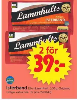 ICA Supermarket Isterband Ello i Lammhult erbjuda
